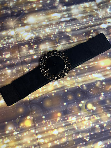 CEINTURE * ROND noir